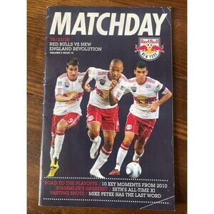 Oct 21, 2010 New York Red Bull RBNY Matchday Program New England Revolution
